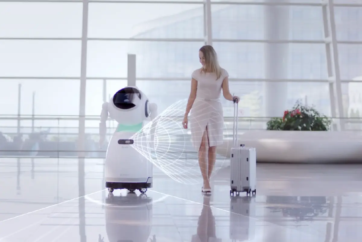 Robot lễ tân giúp nâng cao tính chính xác và đồng nhất trong quy trình tiếp đón khách hàng